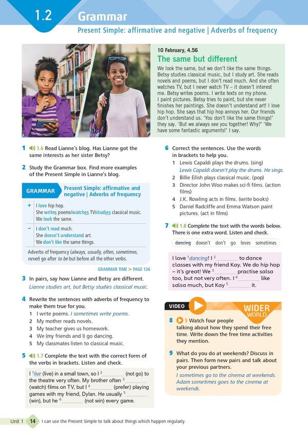 Wider World For Ukraine 2 Student's Book +Ebook With Online Practice Bob Hastings, Caroline Barraclough / Боб Гастингс, Каролин Барраклоу 9788367838351-6