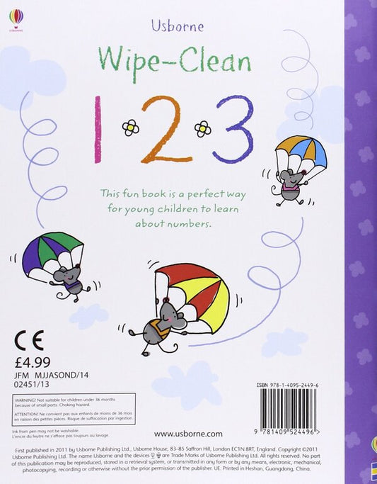 Wipe-Xlean 123 Felicity Brooks / Фелисити Брукс 9781409524496-2