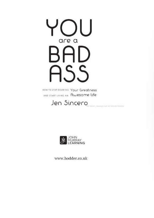 You Are a Badass. How to Stop Doubting Your Greatness and Start Living an Awesome Life / You Are a Badass. How to Stop Doubting Your Greatness and Start Living an Awesome Life Джен Синсеро 9781473649521-2