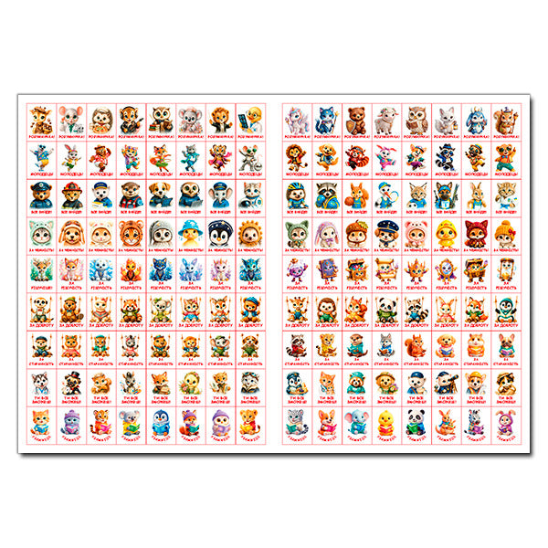 100 Stickers Rating Stickers Motivators Kiwi - 100 налпок Налпки-оцнки Мотиватори Кв - Author not specified 9786178090852-4