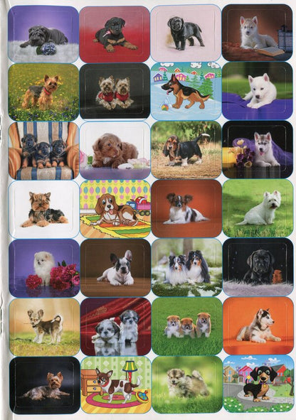 100% stickers.Dogs and puppies / 100% наліпок. Песики та цуценята  9786175368039-4