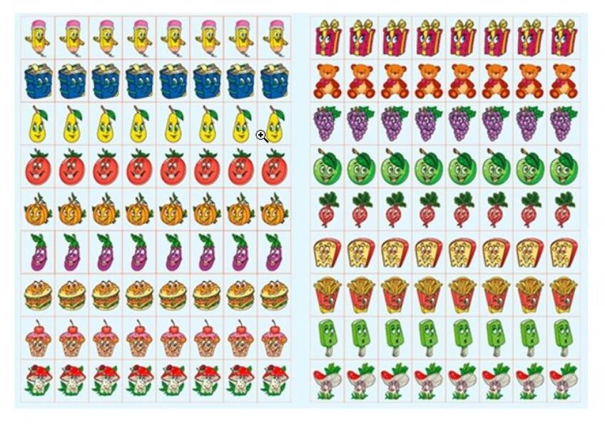 100% stickers. Counting material / 100% наліпок. Лічильний матеріал  978-617-536-998-2-2