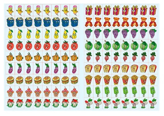 100% stickers. Counting material / 100% наліпок. Лічильний матеріал  978-617-536-998-2-2