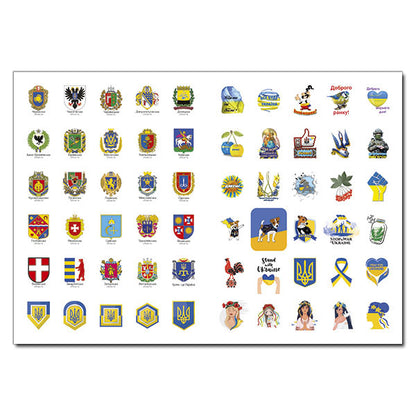 100% stickers. Everything will be Ukraine! Banding stickers / 100% наліпок. Все буде Україна! Бандероналіпки  978-617-536-991-3-4