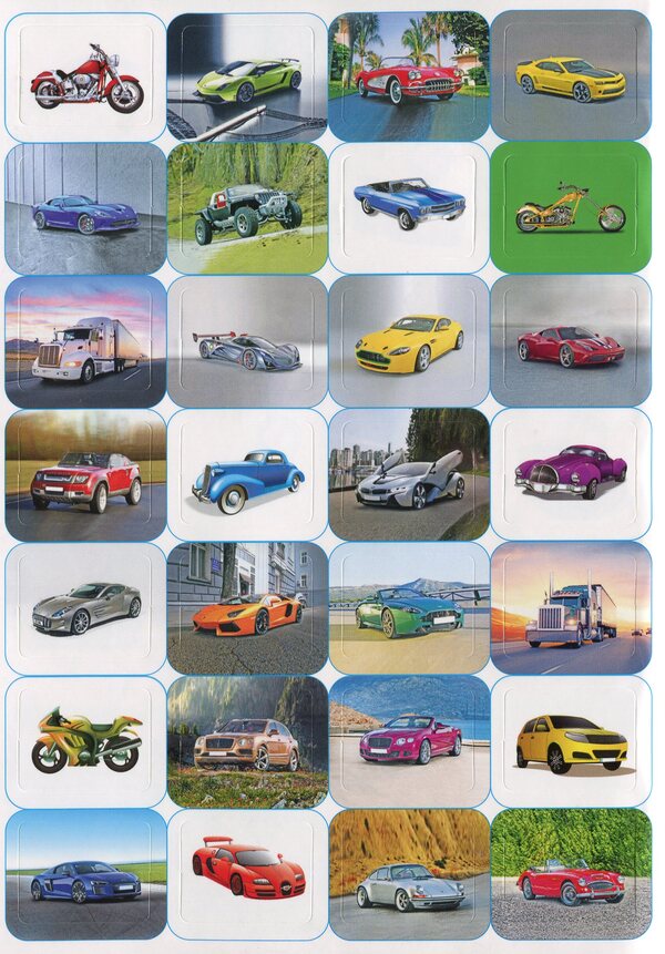 100% stickers. Transport (set of 2 books) / 100% наліпок. Транспорт (комплект із 2 книг)  9786175368053, 9786175368398-6
