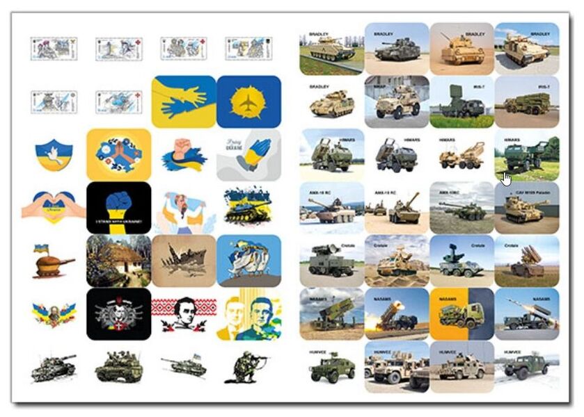 100% stickers. Ukraine above all! Banding stickers / 100% наліпок. Україна понад усе! Бандероналіпки  978-617-809-004-3-5