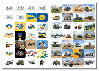 100% stickers. Ukraine above all! Banding stickers / 100% наліпок. Україна понад усе! Бандероналіпки  978-617-809-004-3-5