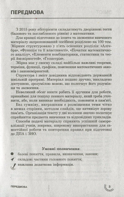 100 topics. Math / 100 тем. Математика Татьяна Виноградова 978-966-262-370-3-3