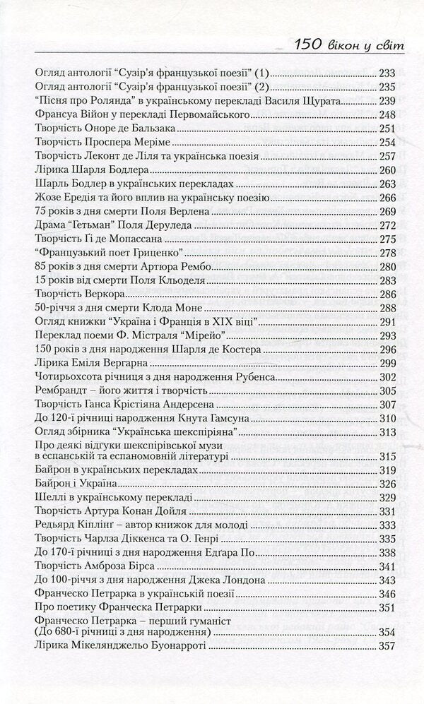 150 windows to the world. From conversations broadcast on Radio Svoboda / 150 вікон у світ. З бесід, трансльованих по Радіо 'Свобода' Игорь Качуровский 978-966-518-480-5-5