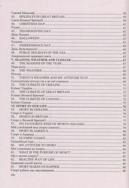 200 English Topics for Discussion / 200 усних тем з англійської мови / 200 English Topics for Discussion Ольга Валигура, Лариса Давиденко 978-966-07-3036-6-5