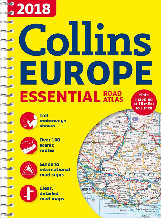 2018 Collins Europe Essential Road Atlas 1:1,000,000 / Author not specified 9780008262518-1