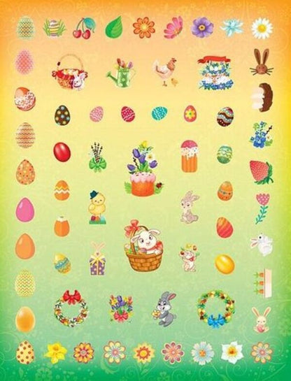250 stickers. Easter stickers. Easter cake / 250 наліпок. Великодні наліпки. Паска  978-966-284-481-8-5