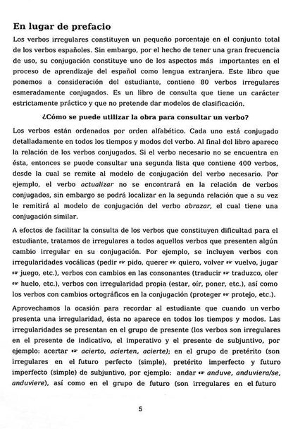 480 irregular Spanish verbs / 480 verbos españoles irregulares / 480 неправильних іспанських дієслів / 480 verbos españoles irregulares Артуро Хавьер Кастро Родригес 9786178052751-4