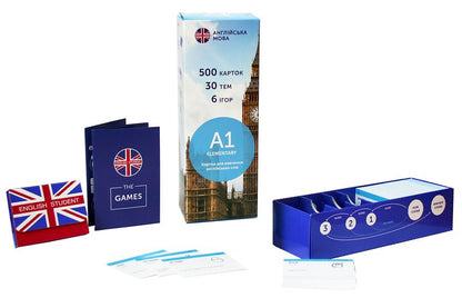 500 Cards For Learning English. A1 Elementary / 500 карток для вивчення англійської мови. А1 Elementary / Author not specified 9789669764744-3