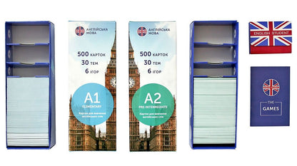 500 cards for learning English.A2 Pre-Intermediate / 500 карток для вивчення англійської мови. A2 Pre-Intermediate  978-966-97647-5-1-3