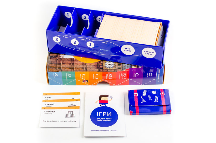 500 cards for learning English.B1.1 Intermediate / 500 карток для вивчення англійської мови. В1.1 Intermediate  978-966-97647-6-8-3