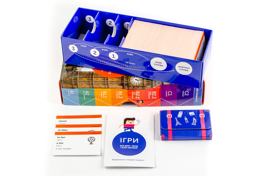 500 cards for learning English.B2.1 Upper-Intermediate / 500 карток для вивчення англійської мови. B2.1 Upper-Intermediate  978-966-97647-8-2-4