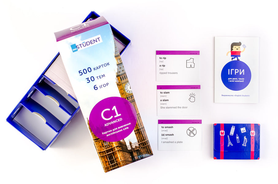 500 cards for learning English.C1 Advanced / 500 карток для вивчення англійської мови. C1 Advanced  978-966-97738-0-7-5