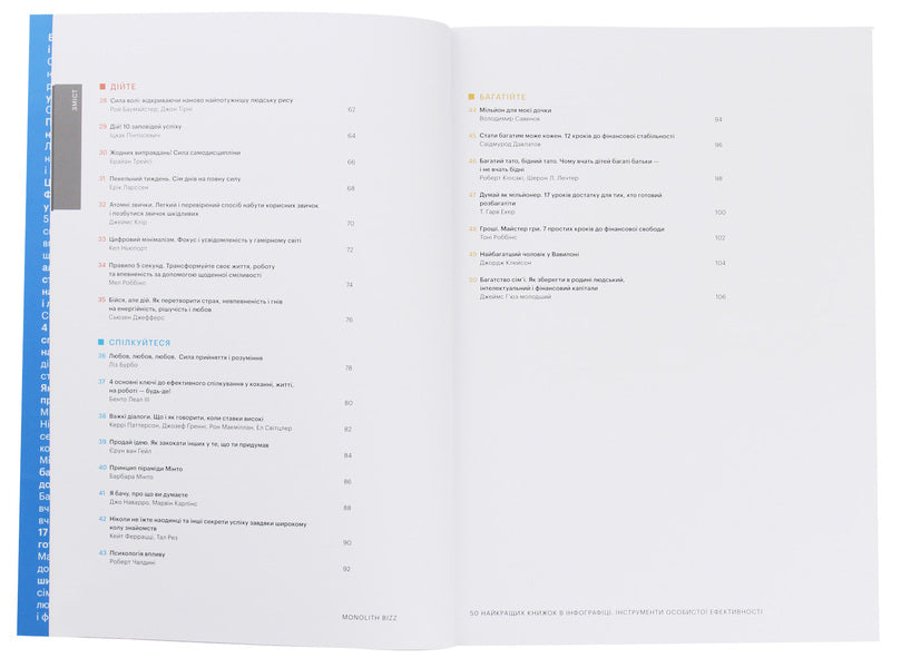 50 best books in infographics.Tools of personal effectiveness / 50 найкращих книжок в інфографіці. Інструменти особистої ефективності  978-617-577-234-8-5