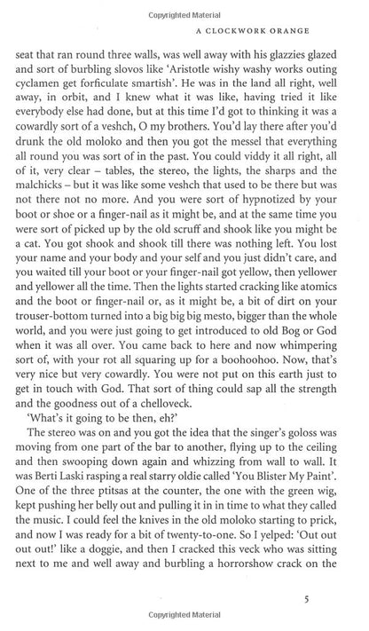 A Clockwork Orange Anthony Burgess / Энтони Берджесс 9780241951446-5