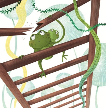 A Frog Climbed The Ladder. Squinting Counters And Riddles-Charades / Лізла жаба по драбині. Лічилки-жмурилки і загадки-шаради Sashko Dermansky / Сашко Дерманський 9789664481882-3
