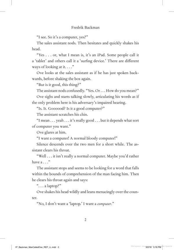 A Man Called Ove / A Man Called Ove Фредрик Бакман 978-1-444-77581-5-4