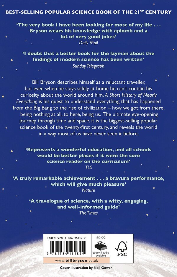 A Short History Of Nearly Everything Bill Bryson / Билл Брайсон 9781784161859-2