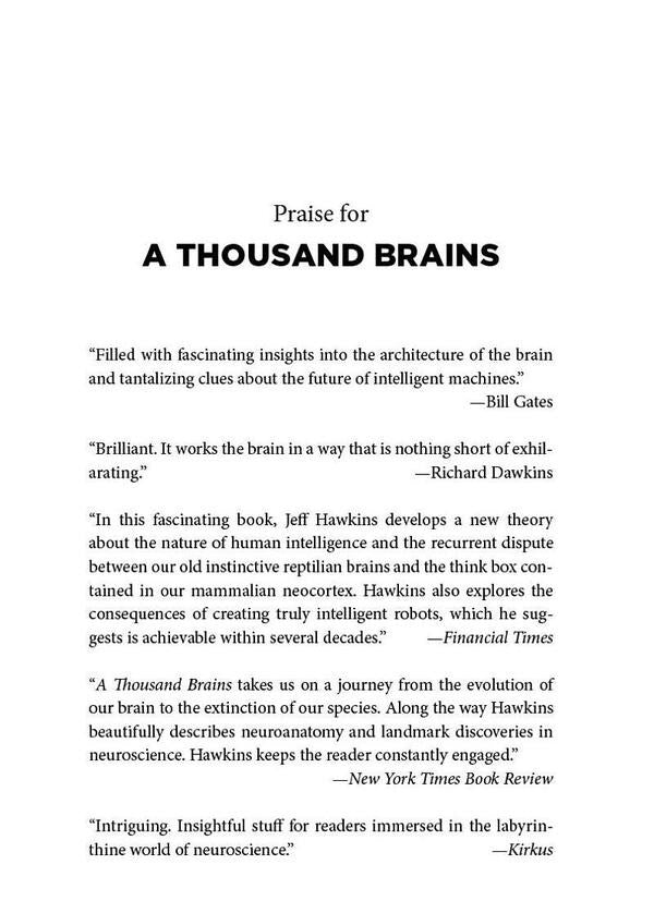 A Thousand Brains Jeff Hawkins - Джефф Хокинс 9781541675797-2