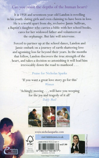A Walk To Remember Nicholas Sparks / Николас Спаркс 9780751551877-2