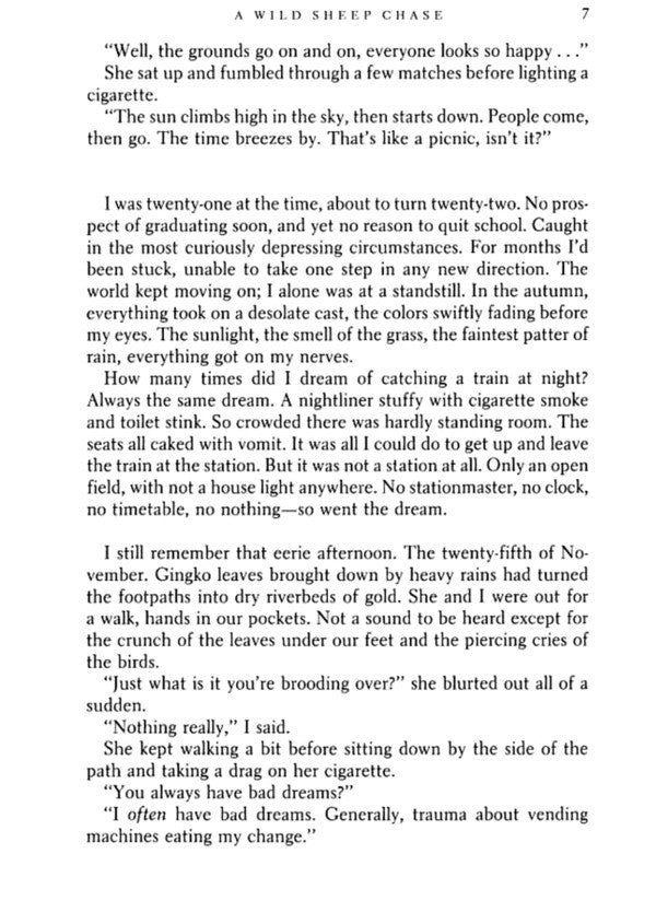 A Wild Sheep Chase Haruki Murakami / Харуки Мураками 9780099448778-6