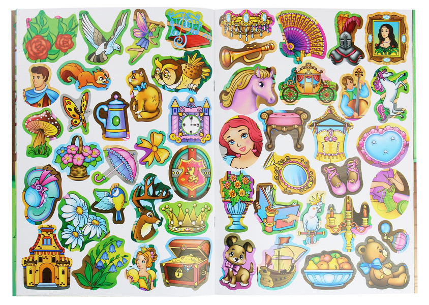 A big book. Development stickers. Smart tasks. Princesses / Велика книжка. Розвивальні наліпки. Розумнi завдання. Принцеси Любовь Корнева 978-966-987-174-9-4