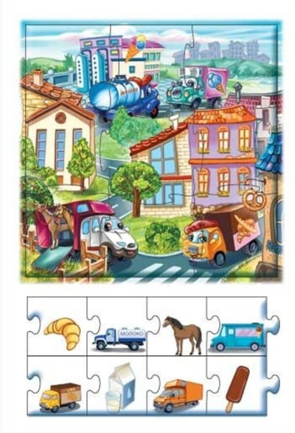 A big book of puzzles. Machinery / Велика книга пазлів. Машини Геннадий Меламед 9789667615918-6