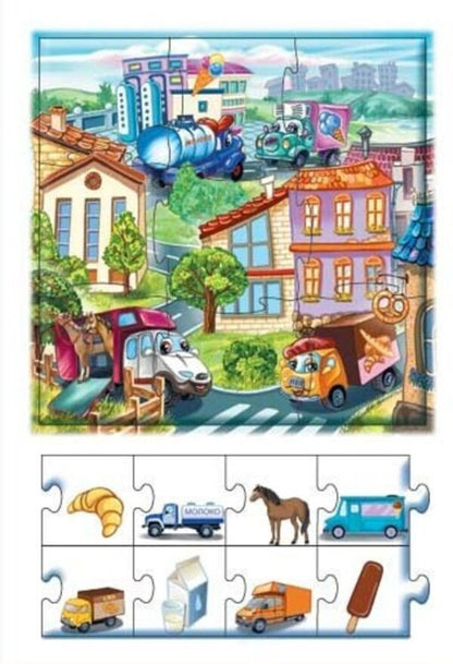 A big book of puzzles. Machinery / Велика книга пазлів. Машини Геннадий Меламед 9789667615918-6