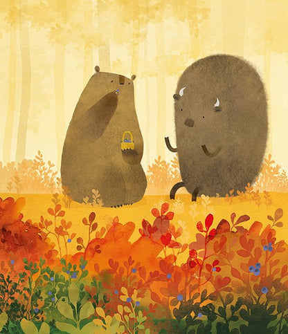 A bison is looking for a nest / Зубр шукає гніздо Оксана Була 978-617-679-335-9-6