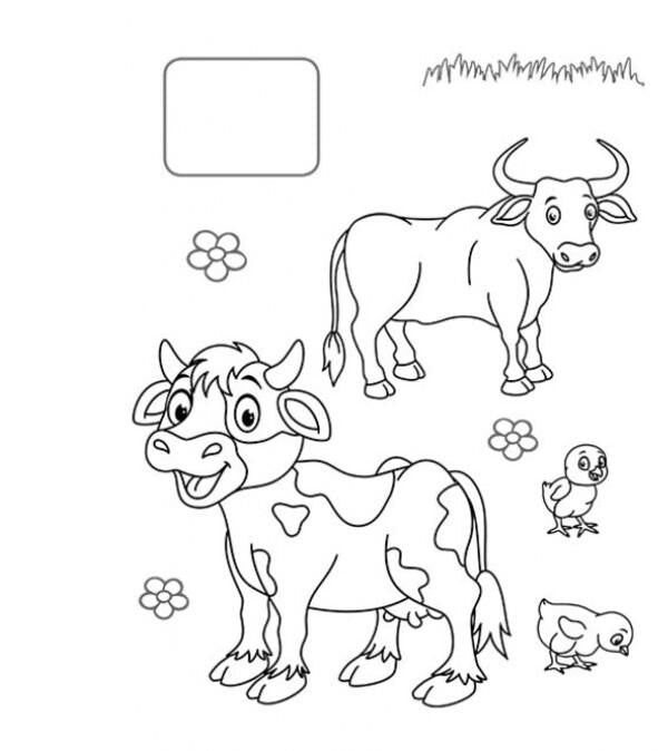 A collection of coloring pages. Animals Sample sticker / Збірка розмальовок. Тваринки. Наліпка-зразок  9789664666630-4
