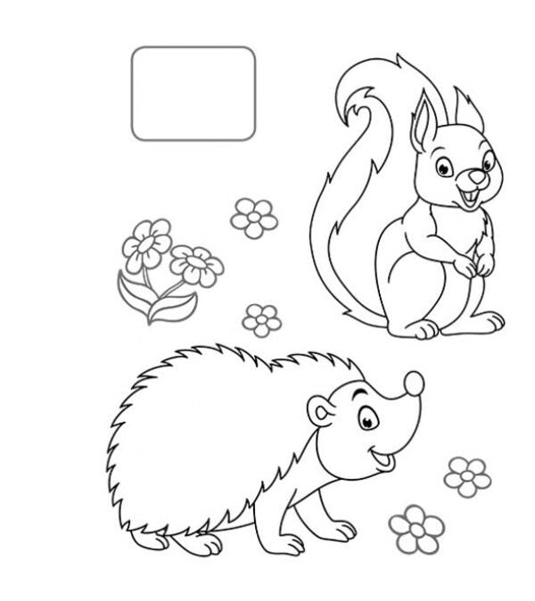 A collection of coloring pages. Animals Sample sticker / Збірка розмальовок. Тваринки. Наліпка-зразок  9789664666630-6