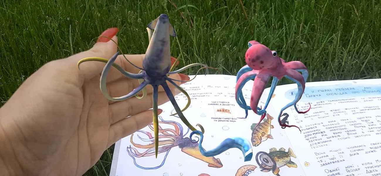 A collection of seashell tales with 3D augmented reality / Збірка казок про мушельки з доповненою реальністю 3D Дарья Паламарчук 9789669495969-5