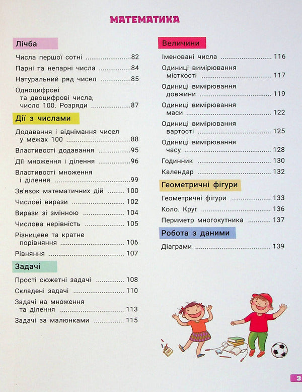 A large notebook. Ukrainian language and mathematics. 2nd class / Великий зошит. Українська мова і математика. 2 клас Елена Ищенко, Любовь Гайова, Людмила Паук 978-966-945-369-3-3