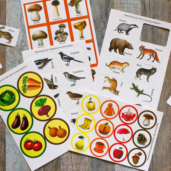 A set of didactic games. Golden autumn / Комплекс дидактичних ігор. Золота осінь  4823076139421-3