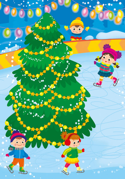 A winter's tale. Festive decorative stickers / Зимова казка. Святкові наліпки-прикрашалки  978-617-544-013-1-4