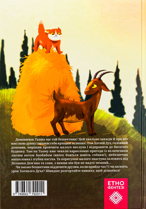 About the housekeeper Tyumu, the forester Demyan and the cat Baobab / Про домовичка Тьому, лісовика Дем’яна та кота Баобаба Татьяна Наконечная 9789662792911-2