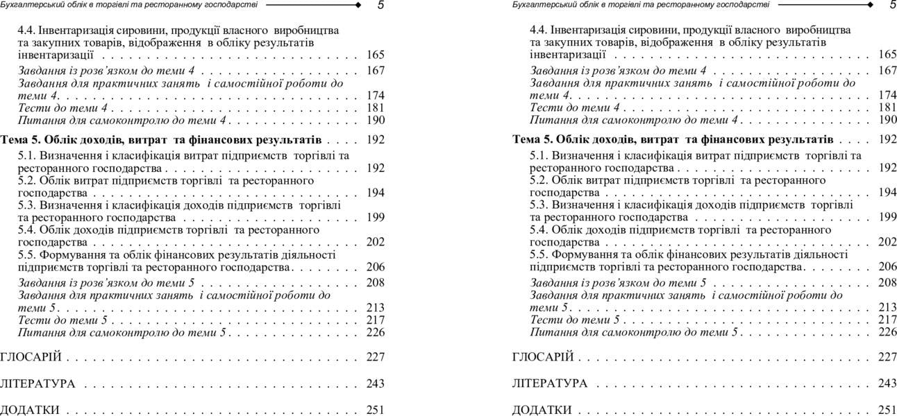 Accounting in trade and restaurant business / Бухгалтерський облік в торгівлі та ресторанному господарстві Анна Блакита 978-617-673-267-9-6