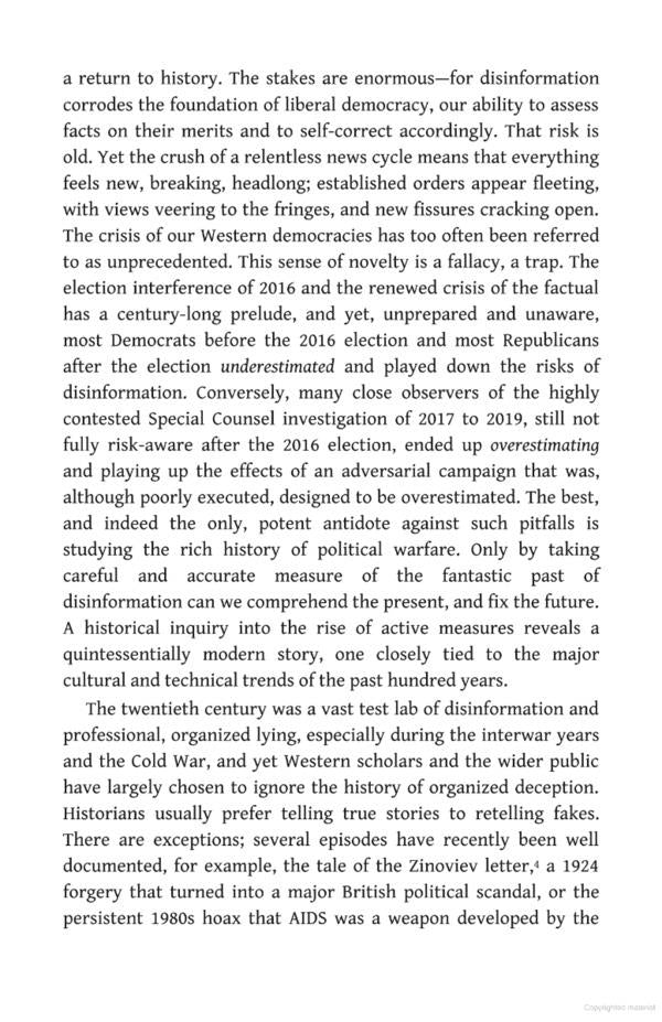 Active Measures. The Secret History of Disinformation and Political Warfare / Active Measures. The Secret History of Disinformation and Political Warfare Томас Рид 9781788160759-3