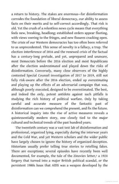 Active Measures. The Secret History of Disinformation and Political Warfare / Active Measures. The Secret History of Disinformation and Political Warfare Томас Рид 9781788160759-3