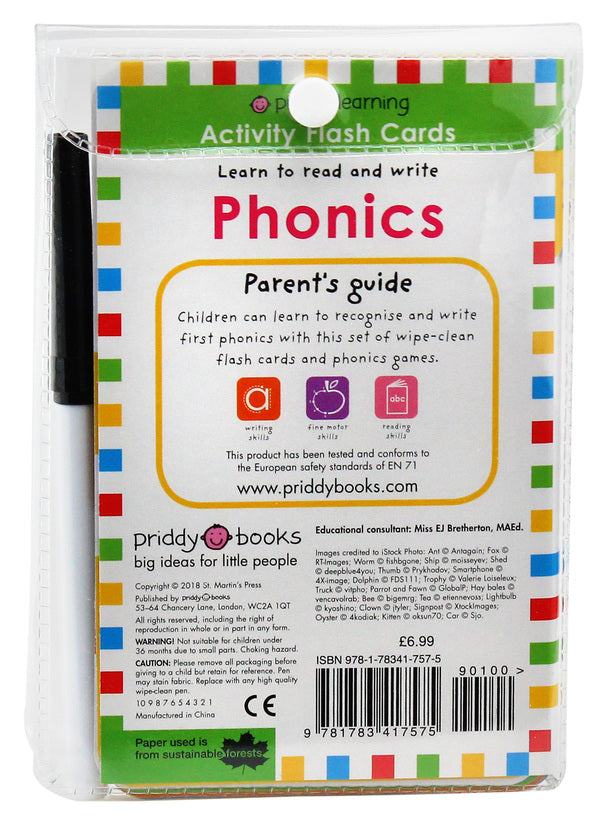 Activity Flash Cards. Phonics (+ With A Wipe Clean Pen) Roger Priddy / Роджер Придди 9781783417575-3