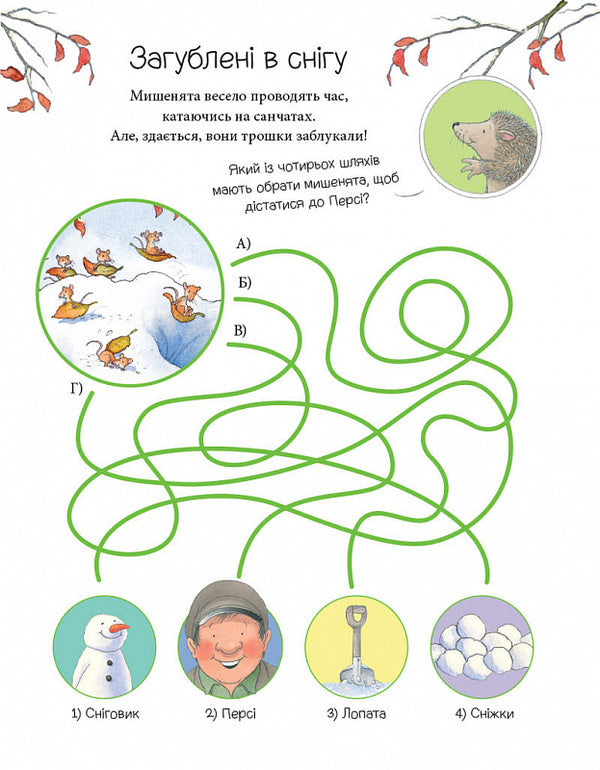 Activity book. One snowy night / Книга активностей. Однієї сніжної ночі Ник Баттерворт 9786178093310-5