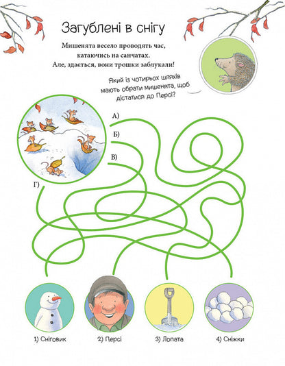 Activity book. One snowy night / Книга активностей. Однієї сніжної ночі Ник Баттерворт 9786178093310-5