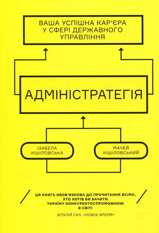 Admin strategy. Your successful career in public administration / Адмінстратегія. Ваша успішна кар'єра в сфері державного управління Мачей Кишиловский, Изабела Кишиловская 978-966-500-809-5-1