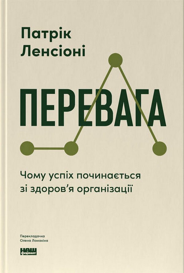 Advantage Why Success Begins With The Health Of The Organization - Перевага Чому успх починаться з здоровя органзац Patrick Lensiony - Патрк Ленцон 9786178650889-1