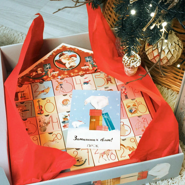 Advent Calendar 2024 'Holiday'. A House With Tasks. 30 Days / Адвент календар 2024 'Святковий'. Будиночок з завданнями. 30 днів Anastasia Chervona / Анастасия Червона 4820266330033-3